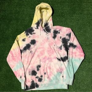 Artist union Tie dye hoodie size L